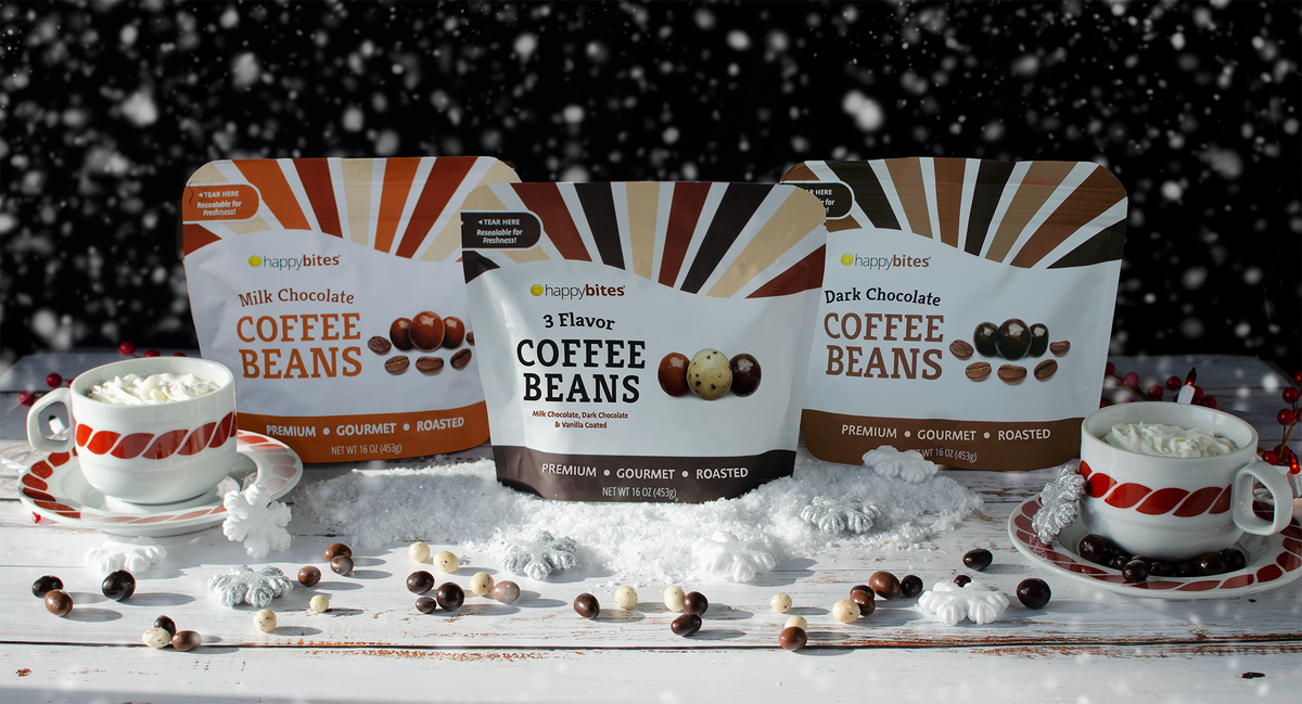 Happy Bites Dark Chocolate Coffee Beans (16 oz)