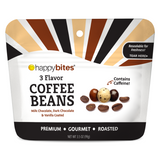Happy Bites Covered Coffee Beans (3.5 oz, 8 Pack)