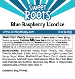 Sweet Roots Blue Raspberry Licorice