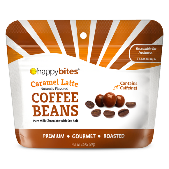 Happy Bites Caramel Latte Coffee Beans (3.5 oz)