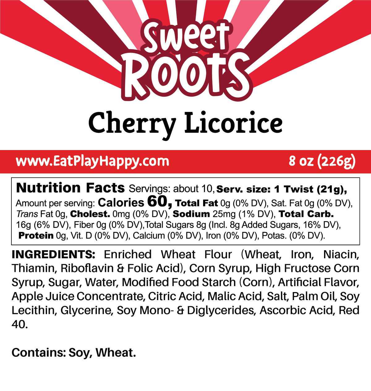 Sweet Roots Cherry Licorice (16 oz)