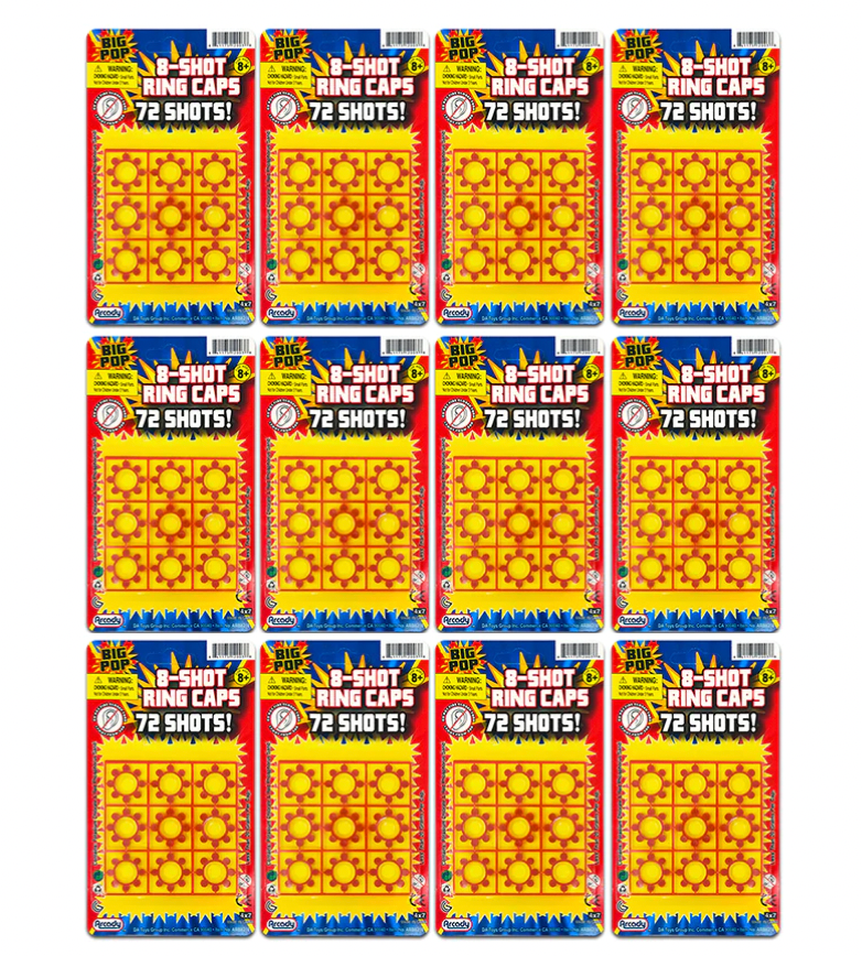 864 Cap Gun Refills for 8-Shot Cap Gun