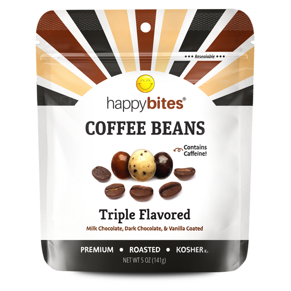 Happy Bites Triple Flavored Coffee Beans (5 oz)