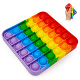 Happy Kids Rainbow Square Push & Pop Fidget Toy