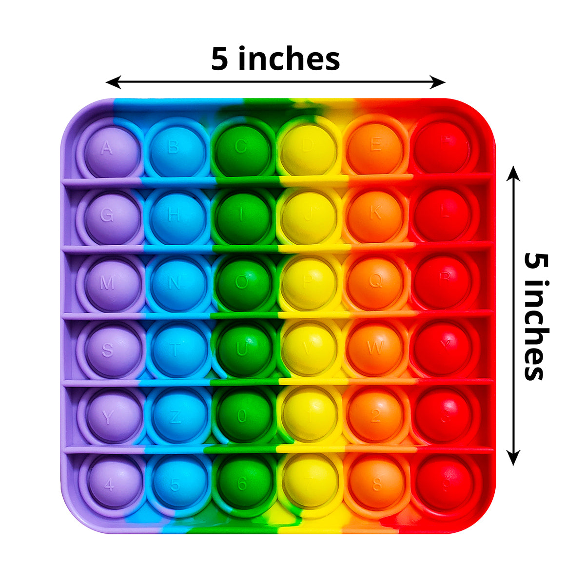 Happy Kids Rainbow Square Push & Pop Fidget Toy - It features 6 vibrant  colors! – Eat Play Happy