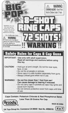 864 Cap Gun Refills for 8-Shot Cap Gun